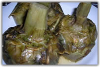 carciofi in tegame